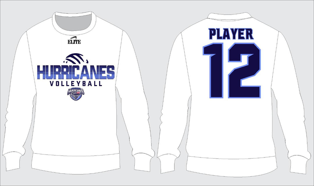 North Central Volleyball Crewneck - White