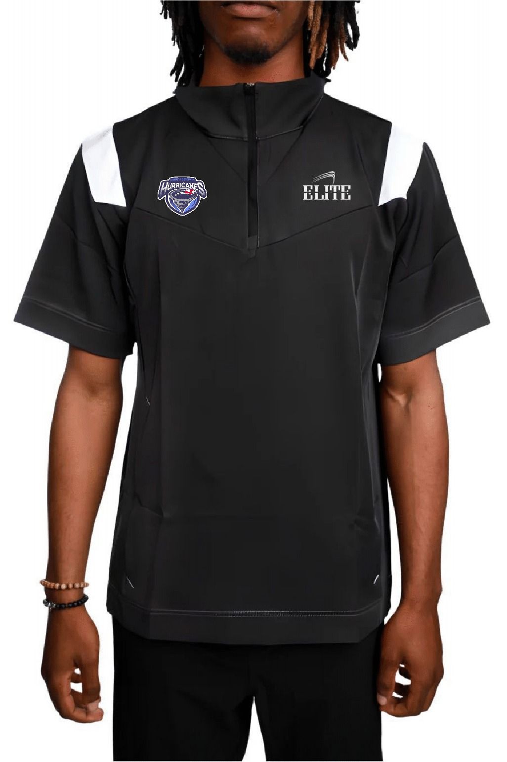 North Central Volleyball Half Sleeves Pullover - Black