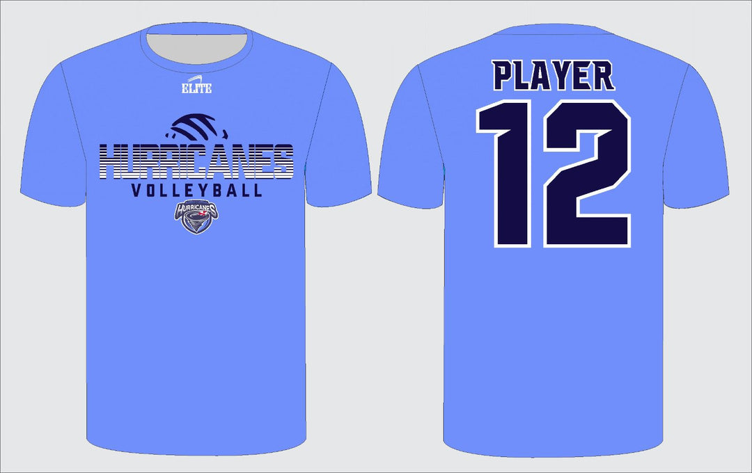 North Central Volleyball Half Sleeves Shirt - Blue