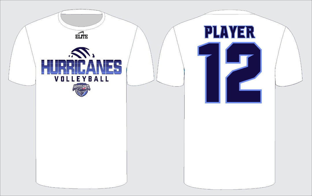 North Central Volleyball Half Sleeves Shirt - White