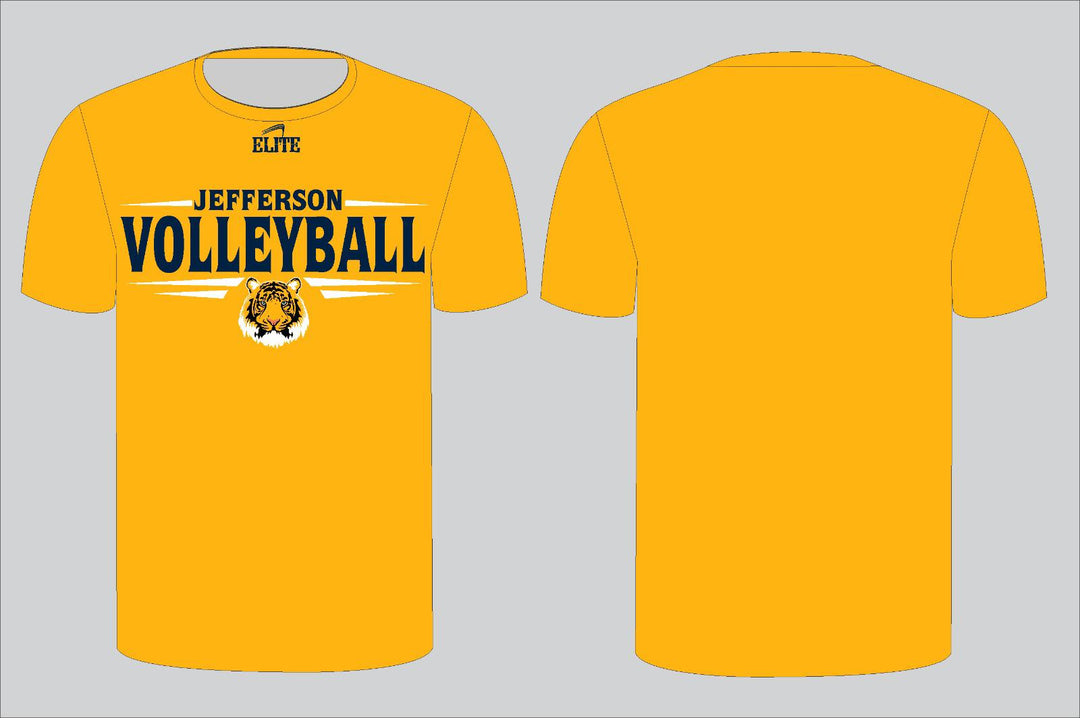 Jefferson Terrace Volleyball T-Shirt - Yellow