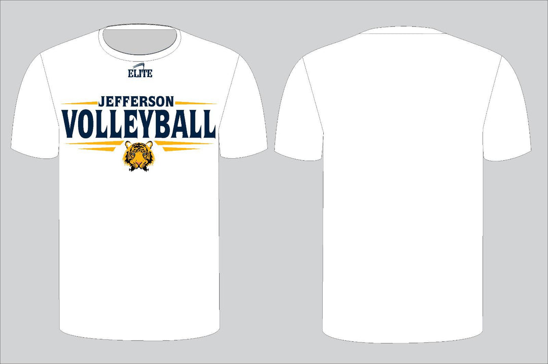 Jefferson Terrace Volleyball T-Shirt - White