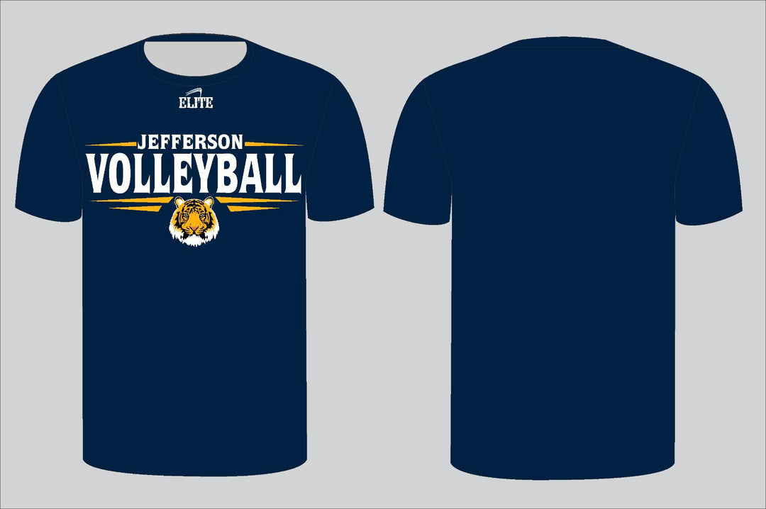 Jefferson Terrace Volleyball T-Shirt - Blue