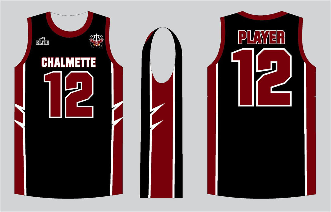 Chalmette Custom Jersey - Black