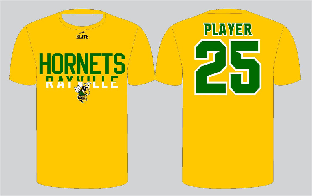 Rayville Hornets T-Shirt - Yellow