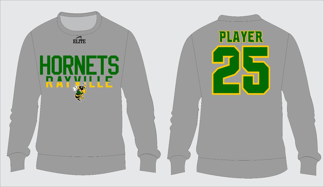 Rayville Hornets Crewneck - Grey