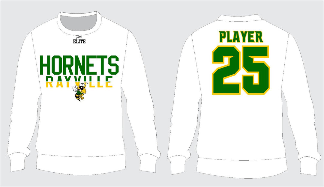 Rayville Hornets Crewneck - White
