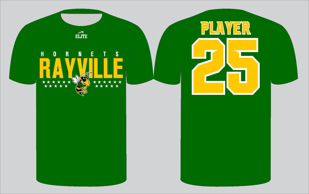 Rayville Hornets Stars T-Shirt - Green