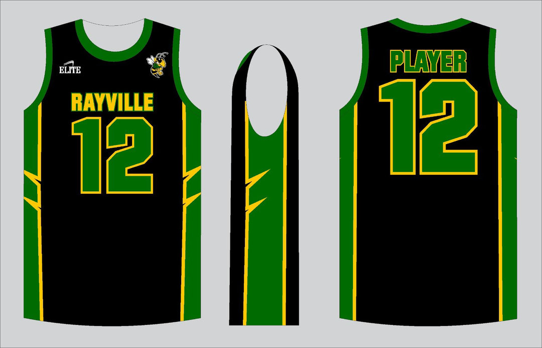Rayville BasketBall Jersey - Black