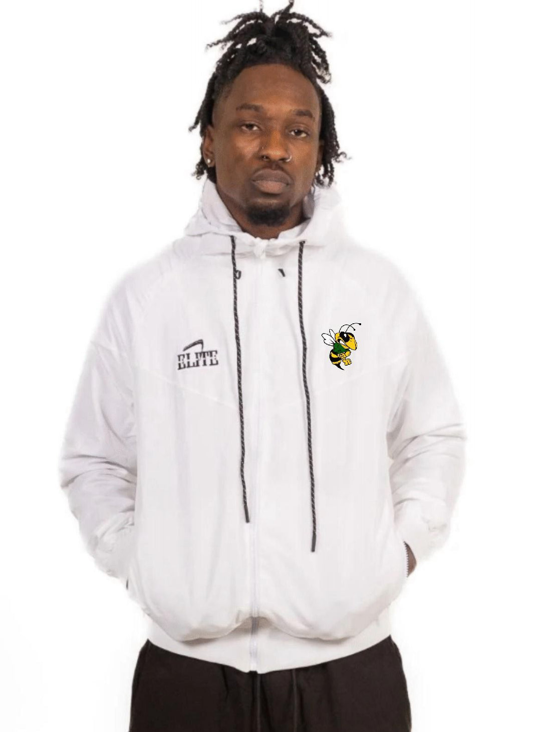 Rayville Hornets Windbreaker - White