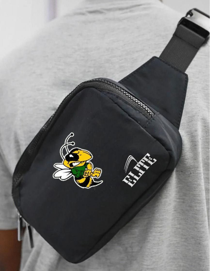 Rayville Hornets Crossbody Bag- Black