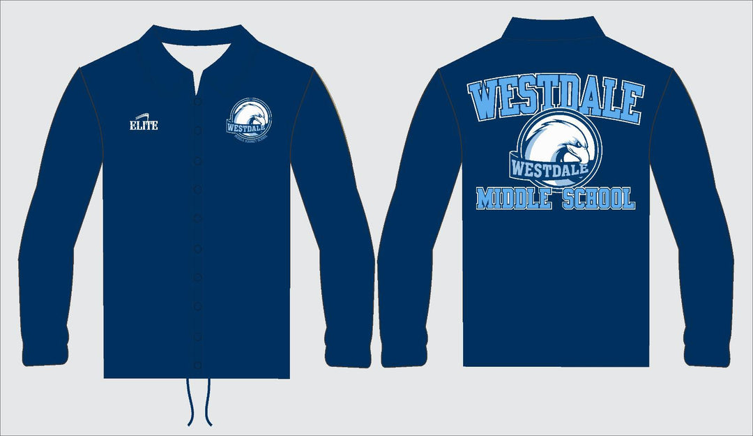 Westdale Middle Sideline Jacket - Navy Blue