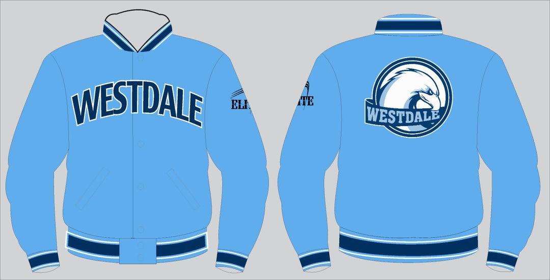 Westdale Middle Bomber Jacket - Sky Blue