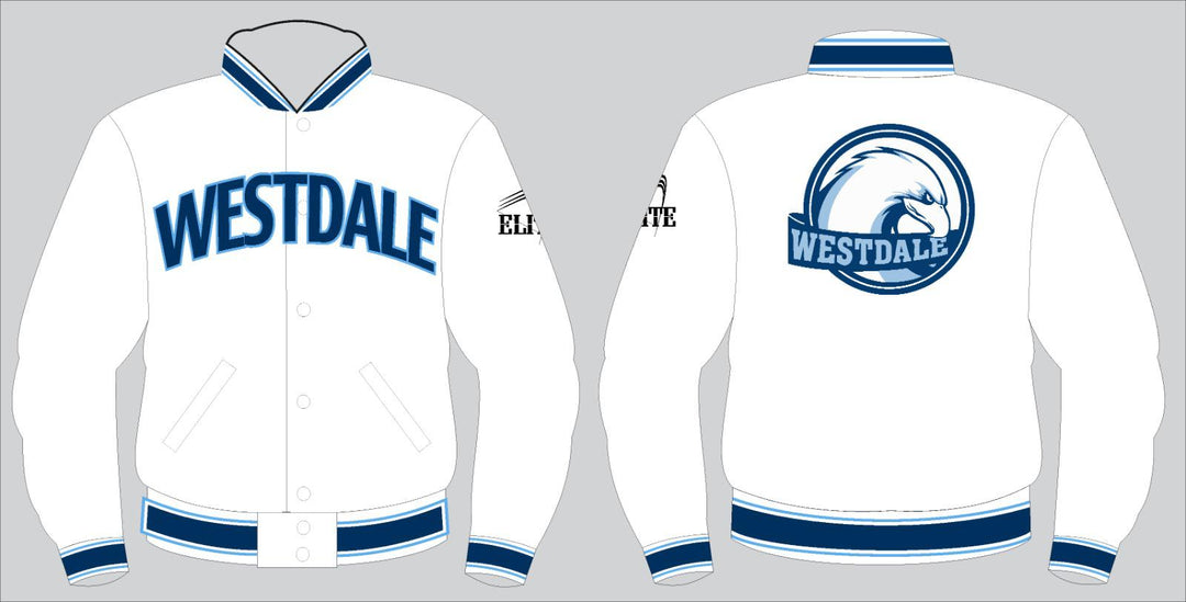 Westdale Middle Bomber Jacket - White