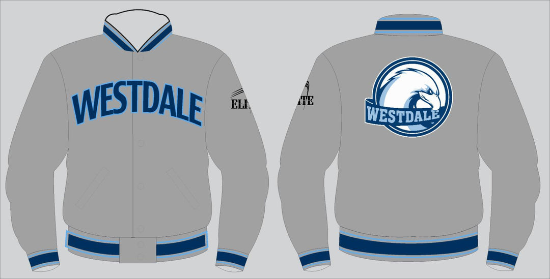 Westdale Middle Bomber Jacket - Grey