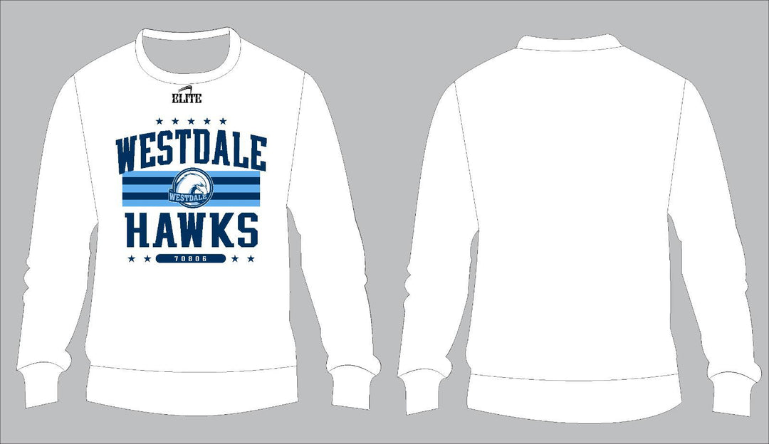 Westdale Middle Crewneck - White