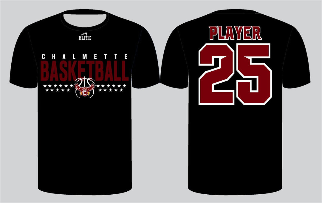 Chalmette Basketball T-Shirt - Black
