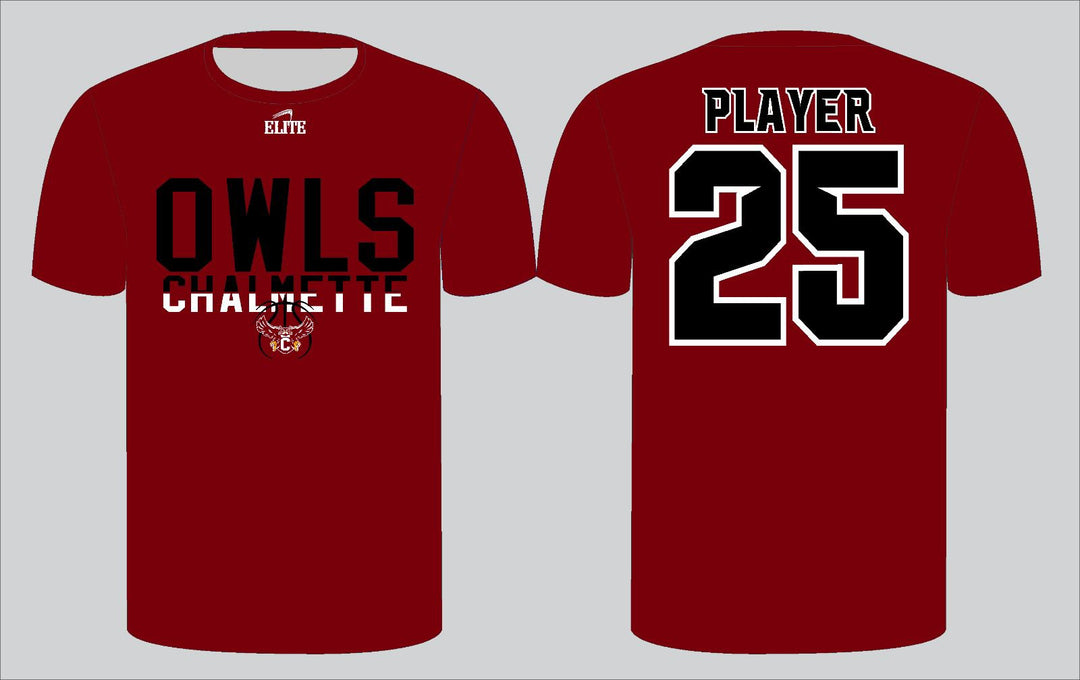 Chalmette Owls T-Shirt - Red