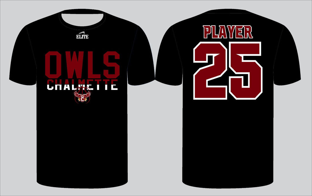 Chalmette Owls T-Shirt - Black