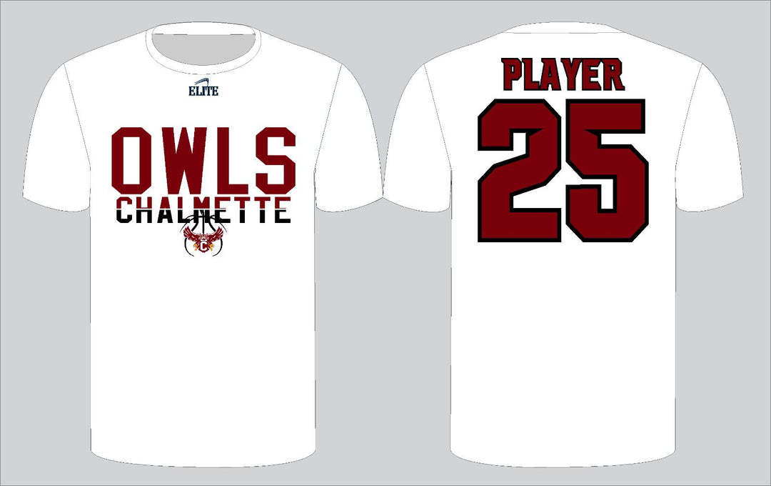 Chalmette Owls T-Shirt - White