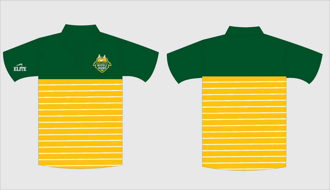 PFM Polos Stripe - Green/Yellow