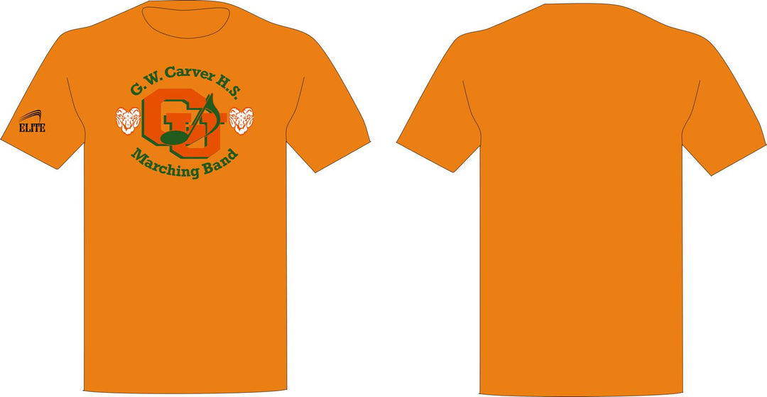 Carver Band Parent and Friends Shirt - Orange