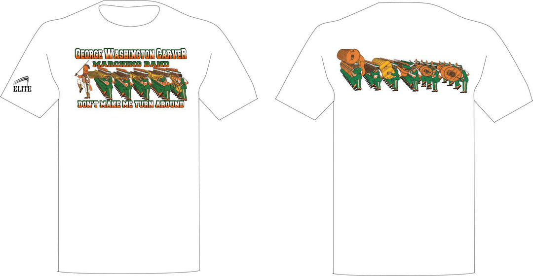 Carver Marching Band Shirt - White