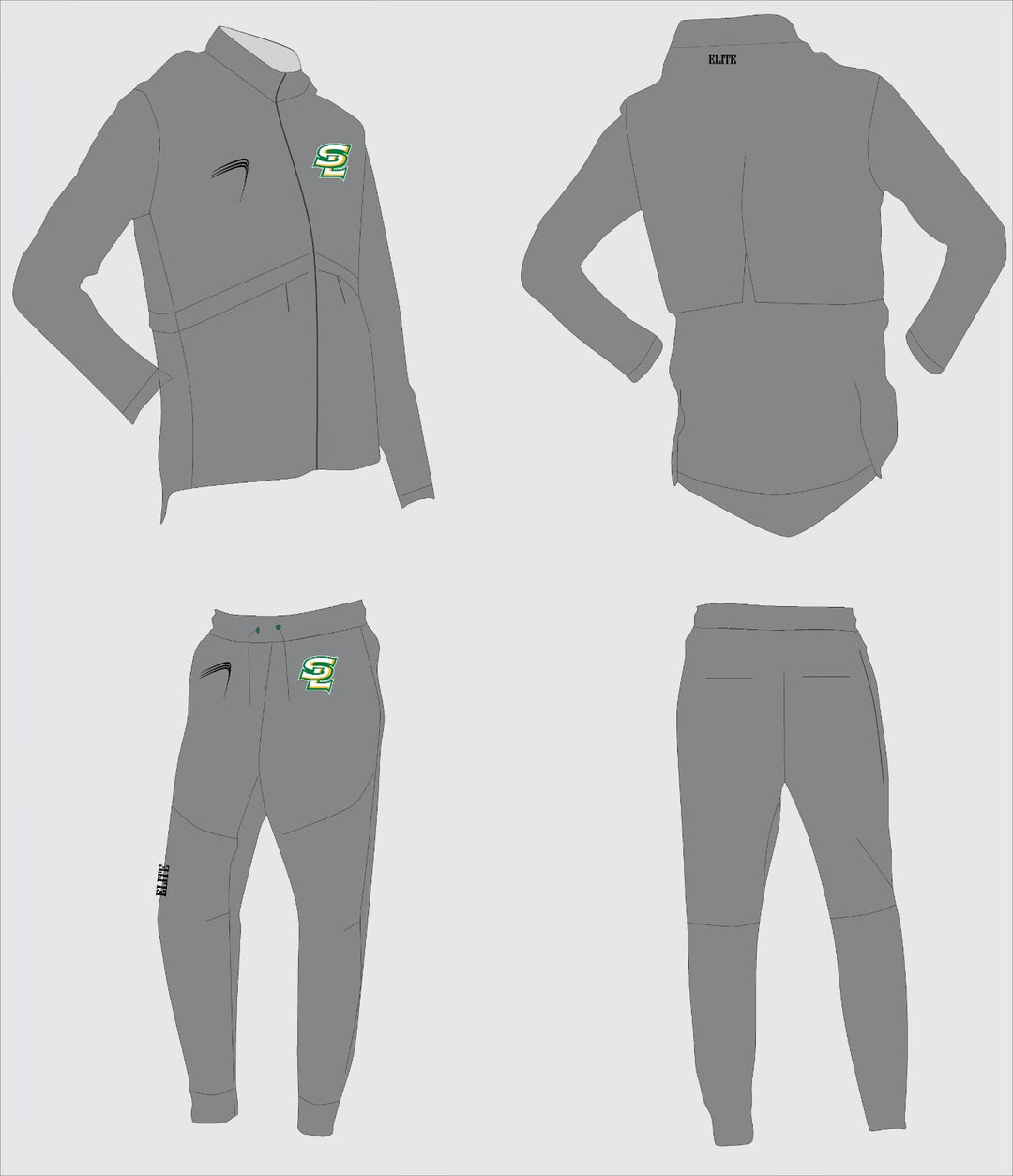 Gray Flex Suit