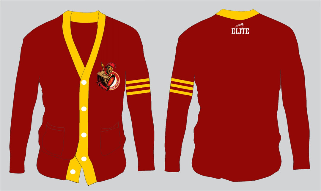 Tara High School Student-Faculty Cardigan Jersey - Cardinal Red