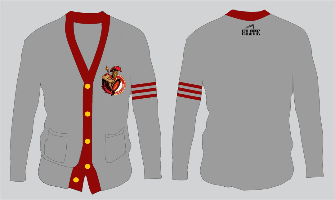 Tara High School Student-Faculty Cardigan Jersey - Grey