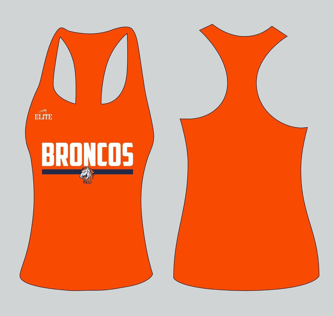 Broncos Women’s Racerback Top - Orange