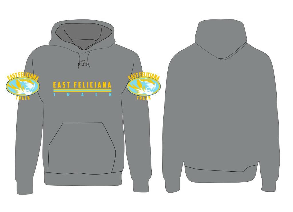 EAST FELICIANA TRACK STORE Hoodie - Grey