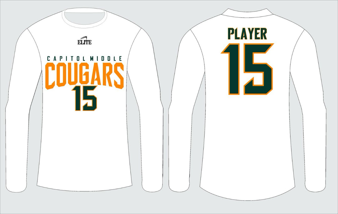 Cougars Long Sleeve Shirt - White