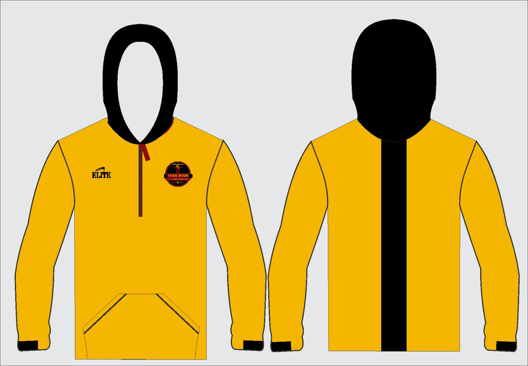 Tara High School - Long Sleeve Micro with Hood Yellow