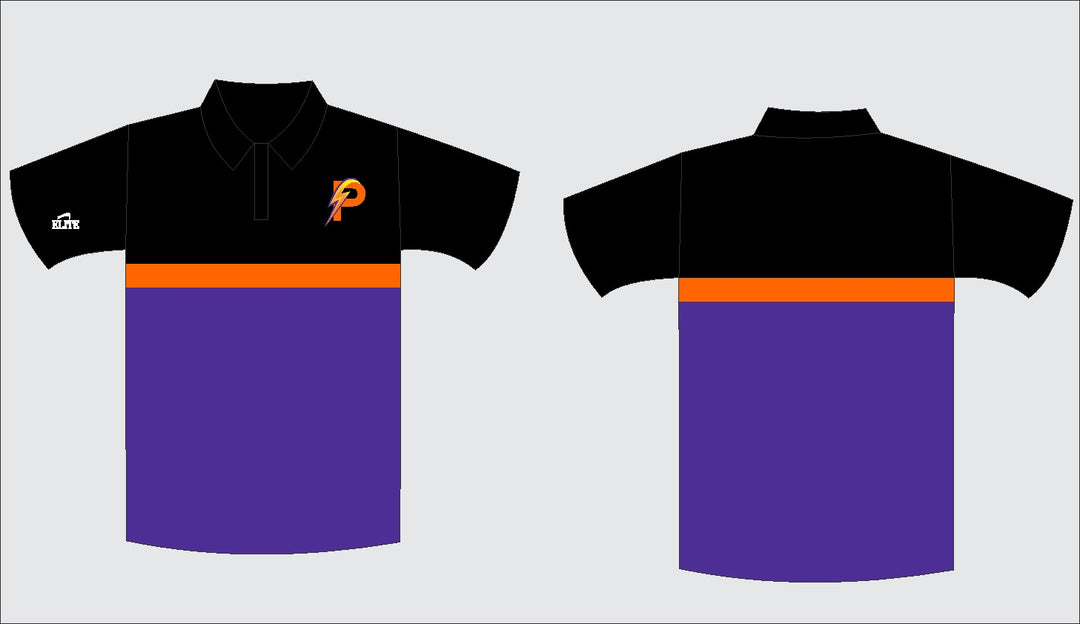 LA Power - Polo - Black and Navy Blue