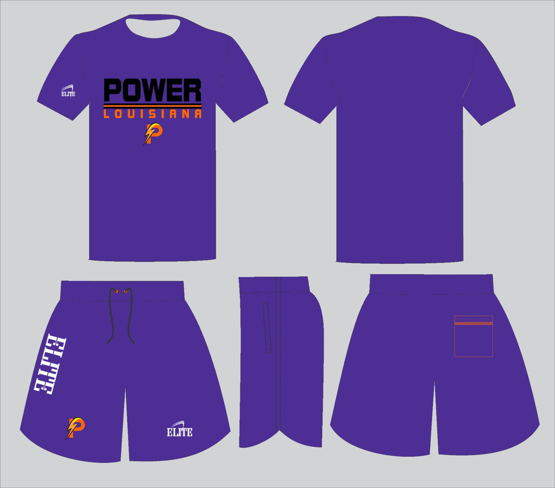 LA Power - Shirt and Short Navy Blue