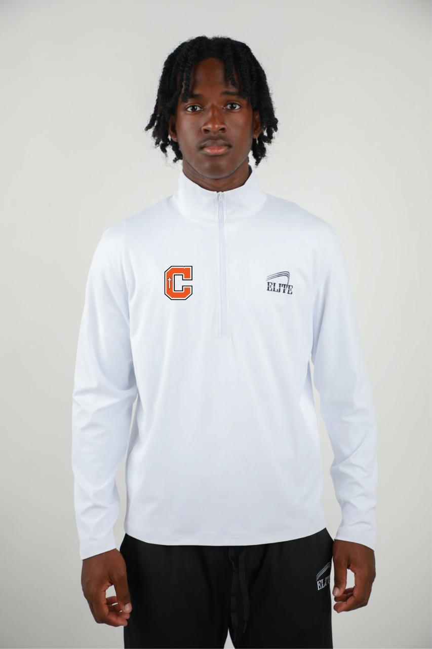 Catholic Elite Full Sleeve Panel Pullover - White