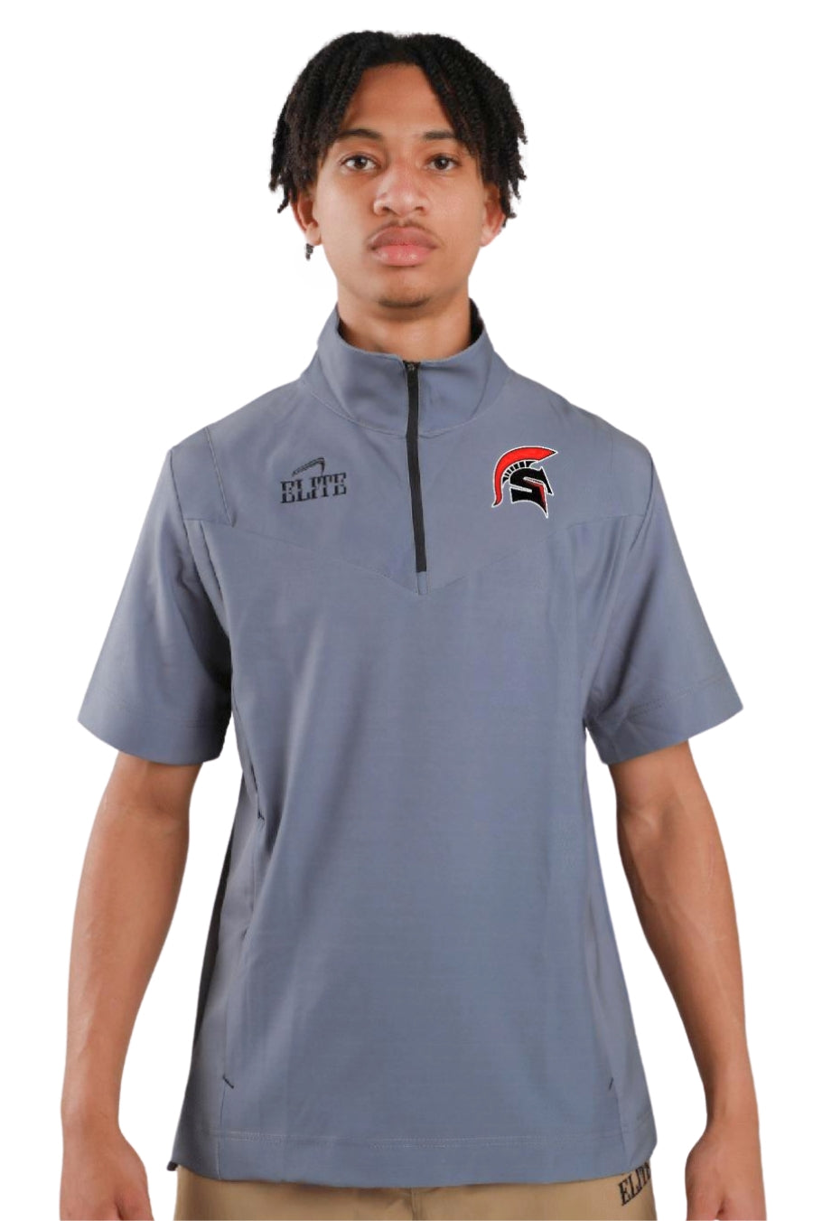 SOUTHERN HIGH FOOTBALL TEAM SHOP 1/4 Zip Panel Pullover - Sky Blue