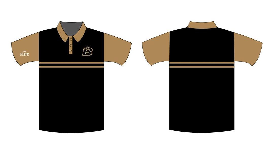 BONNABEL HIGH FAN STORE - Polo - Black with Gold