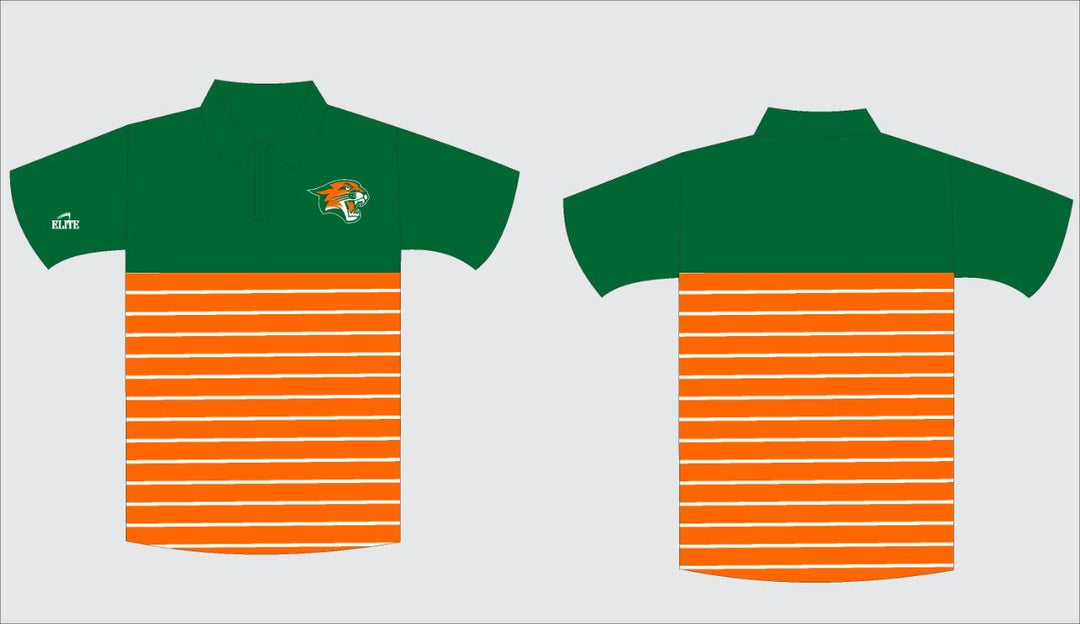 Capitol MS - Polo - Green & Orange