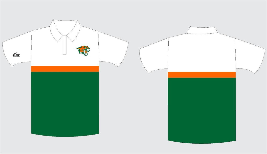 Capitol MS - Polo - White, Orange & Green