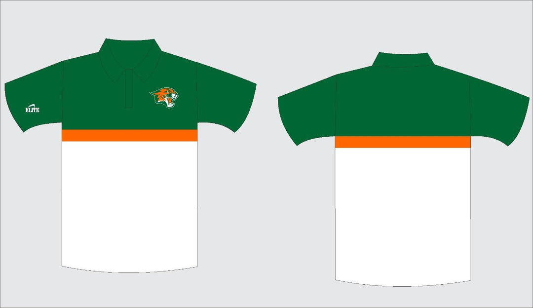 Capitol MS - Polo - Green, Orange & White