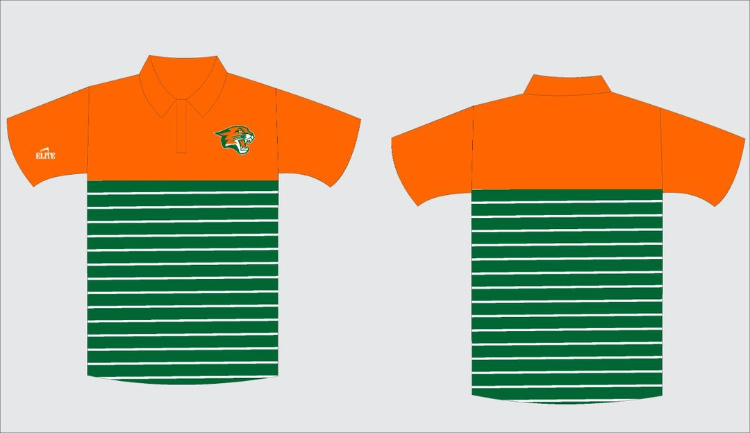 Capitol MS - Polo - Orange & Green