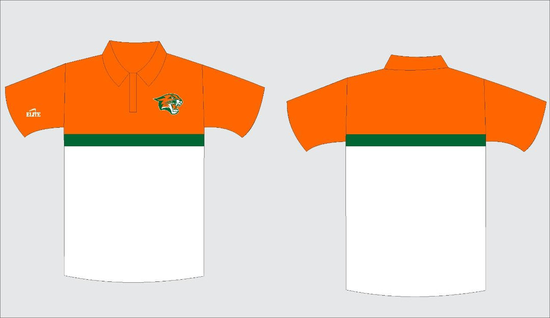 Capitol MS - Polo - Orange, Green & White