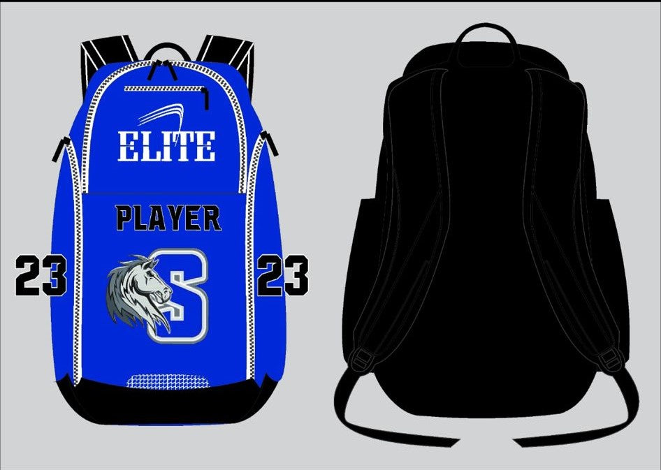 Scotlandville Middle Girls Basketball Store - Backpack - blue