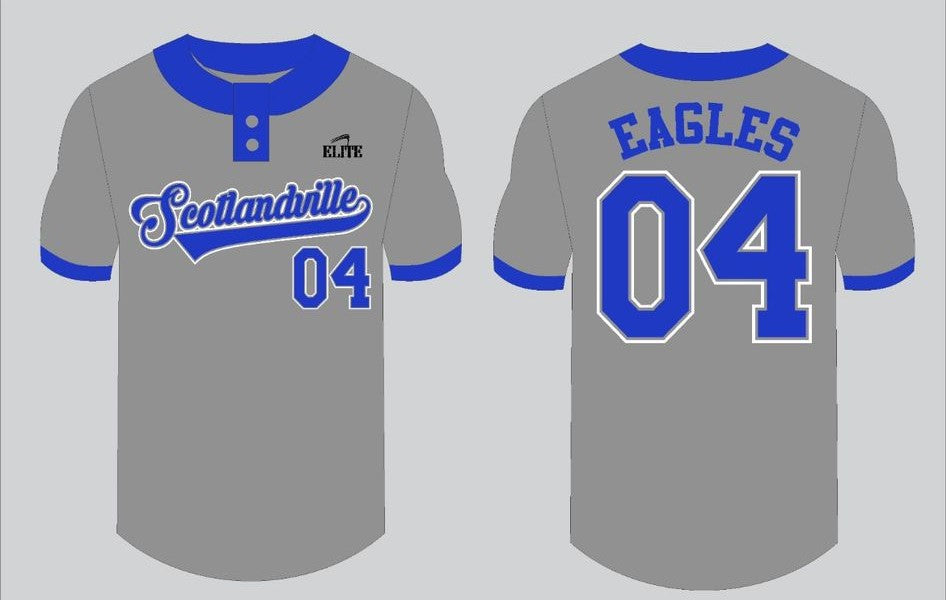 Scotlandville Eagle Alumni Jerseys Grey & Royal Blue