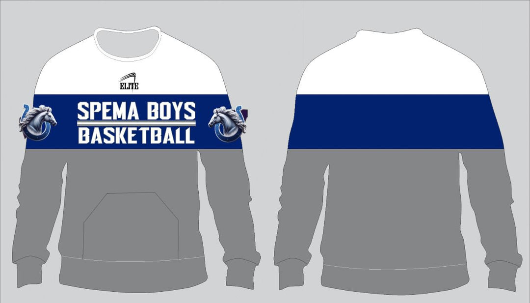 Scotlandville middle boys sweat shirt - Grey & White
