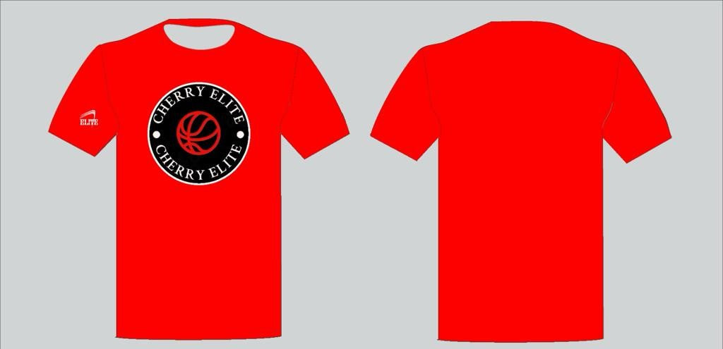 CHERRY BASKETBALL STORE shirt - red