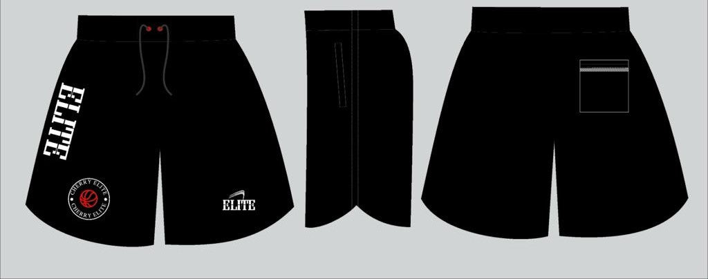 CHERRY BASKETBALL STORE short - black