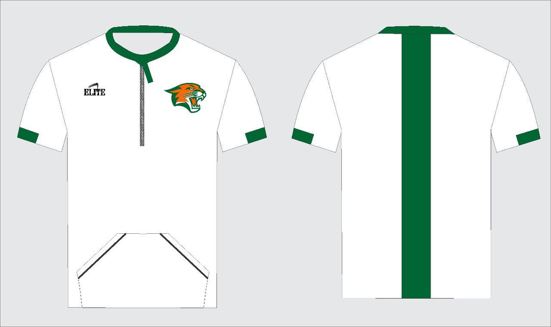 Capitol MS - Short Sleeve Half Zip Shirt - White